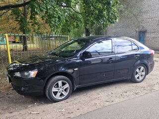 2008 Mitsubishi Lancer X, чёрный, 550000 рублей, вид 3