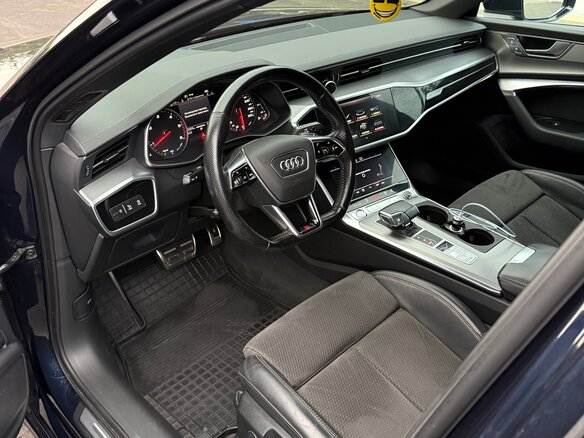 2019 Audi A6 35 TDI V (C8), синий, 3200000 рублей - вид 4
