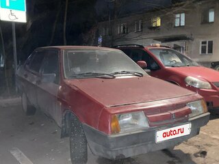 1992 Lada (ВАЗ) 21099, красный, 70000 рублей, вид 2
