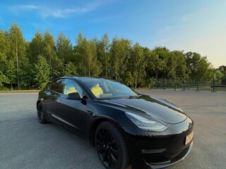 2019 Tesla Model 3 Long Range I, чёрный, 2400000 рублей, вид 1