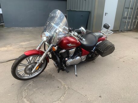 2007 Kawasaki VN900 Vulcan, красный, 450000 рублей, вид 3