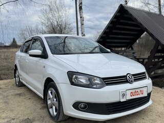 2014 Volkswagen Polo V, белый, 715000 рублей, вид 2