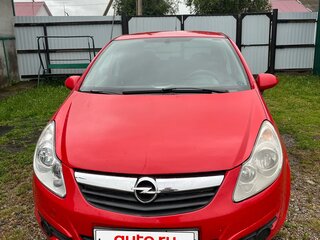 2008 Opel Corsa D, красный, 350000 рублей, вид 1