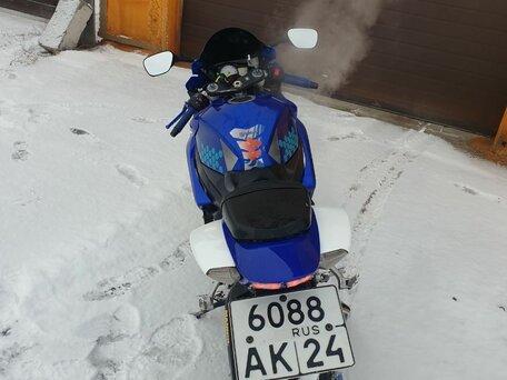 2007 Suzuki GSX-R 600, синий, 480000 рублей, вид 3