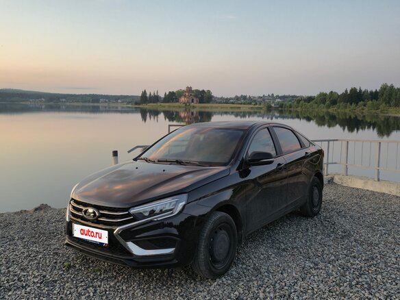 2024 Lada (ВАЗ) Vesta I Рестайлинг (NG), чёрный, 1400000 рублей
