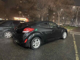 2015 Hyundai Veloster I, чёрный, 1450000 рублей, вид 4