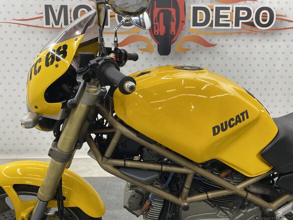 2000 Ducati Monster 400, жёлтый, 255000 рублей - вид 9