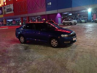 2018 Skoda Rapid I Рестайлинг, синий, 680000 рублей, вид 2