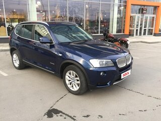 2012 BMW X3 28i xDrive II (F25), синий, 2300000 рублей, вид 1
