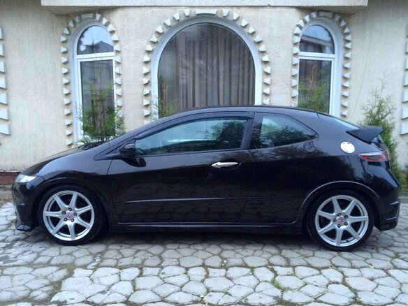 2008 Honda Civic Type R VIII Рестайлинг, чёрный - вид 2