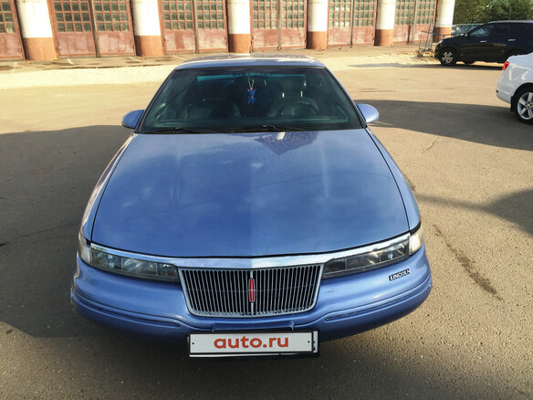 1993 Lincoln Mark VIII I, голубой - вид 1