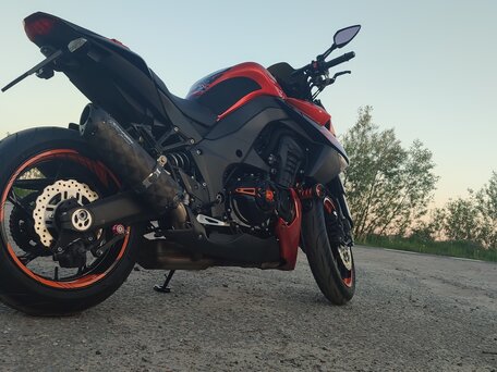 2013 Kawasaki Z 1000, оранжевый, 799000 рублей, вид 1