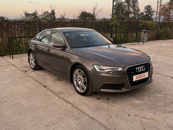 2013 Audi A6 IV (C7), серый, 1700000 рублей - вид 1