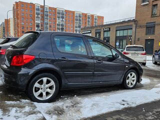 2006 Peugeot 307 I Рестайлинг, чёрный, 300000 рублей, вид 4