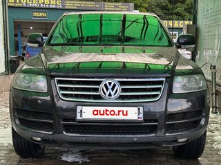 2006 Volkswagen Touareg I, чёрный, 850000 рублей, вид 4