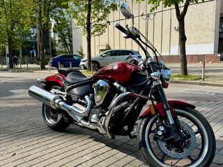 2007 Yamaha XV 1700 Warrior, красный, 1200000 рублей, вид 1