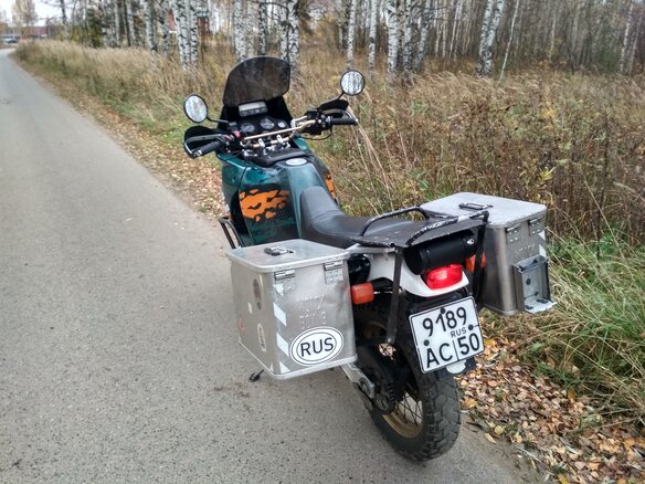 1995 Honda XRV 750 Africa Twin, зелёный - вид 14