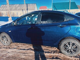 2014 Hyundai Solaris I Рестайлинг, синий, 750000 рублей, вид 5