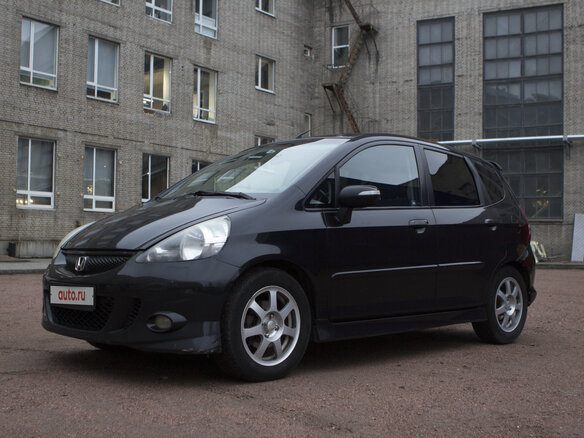 2008 Honda Jazz I Рестайлинг, чёрный