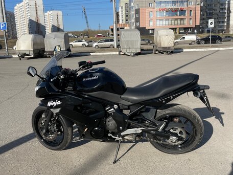 2012 Kawasaki Ninja 400, чёрный, 430000 рублей, вид 5