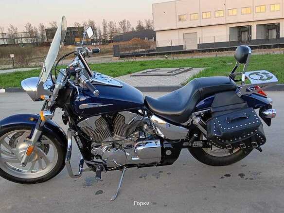 2007 Honda VTX 1300, синий, 720000 рублей - вид 3