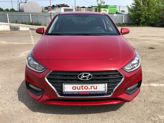 2019 Hyundai Solaris II, красный, 1520000 рублей, вид 2