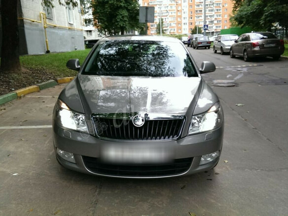 2011 Skoda Octavia II (A5) Рестайлинг, коричневый