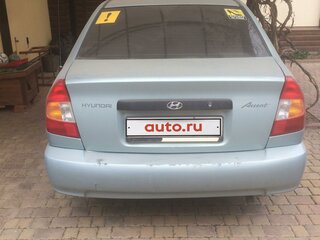 2008 Hyundai Accent ТагАЗ II, голубой, 375000 рублей, вид 4