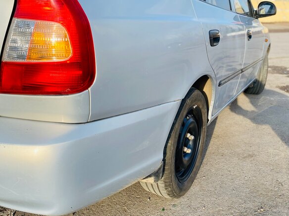 2005 Hyundai Accent ТагАЗ II, красный, 340000 рублей - вид 4
