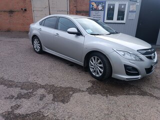 2011 Mazda 6 II (GH) Рестайлинг, серебристый, 1320000 рублей, вид 2