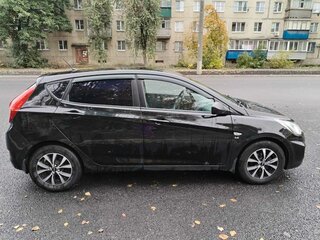 2013 Hyundai Solaris I, чёрный, 870000 рублей, вид 4