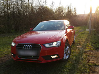 2013 Audi A4 IV (B8) Рестайлинг, красный, 1199999 рублей, вид 3