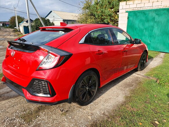2019 Honda Civic X Рестайлинг, красный - вид 2