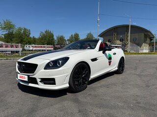 2014 Mercedes-Benz SLK-Класс 350 III (R172), белый, 4000000 рублей, вид 2