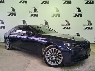 2008 BMW 7 серии 740i V (F01/F02/F04), синий, 1300000 рублей, вид 2