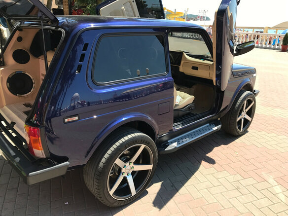 2008 Lada (ВАЗ) 2121 (4x4) I Рестайлинг, синий - вид 7