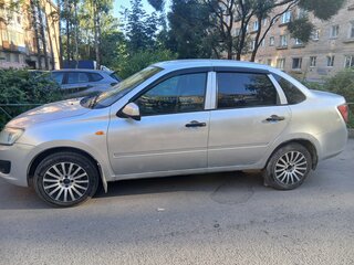2012 Lada (ВАЗ) Granta I, серебристый, 195000 рублей, вид 4