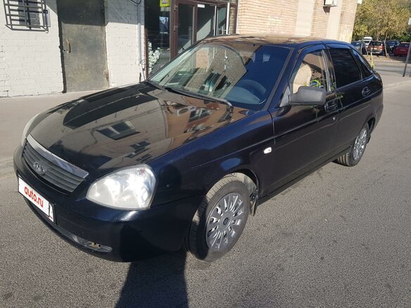 2011 Lada (ВАЗ) Priora I, чёрный, 425000 рублей