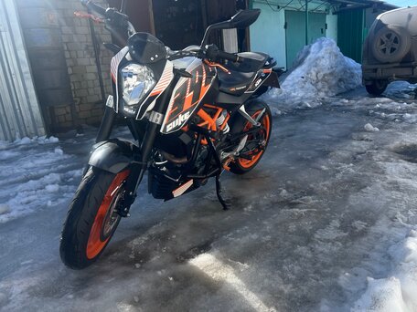 2014 KTM 390 Duke, белый, 365000 рублей, вид 3
