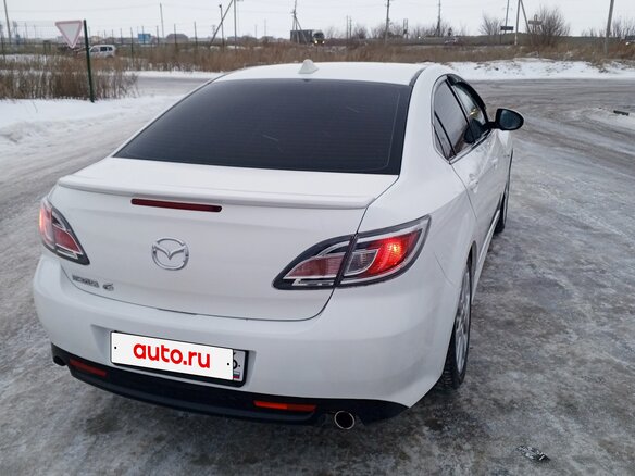 2011 Mazda 6 II (GH) Рестайлинг, белый, 830000 рублей - вид 6