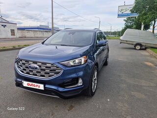 2019 Ford Edge II Рестайлинг, синий, 2700000 рублей, вид 2
