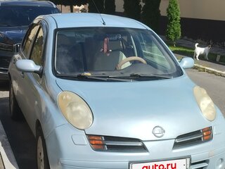 2005 Nissan Micra III (K12), голубой, 320000 рублей, вид 3