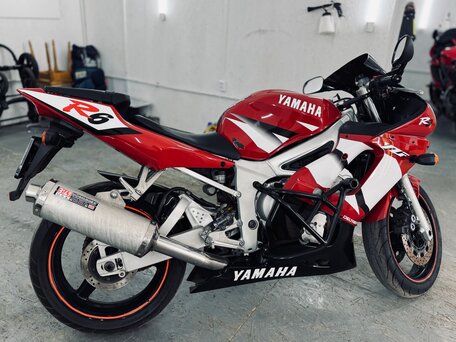 2002 Yamaha YZF-R6, красный, 449000 рублей, вид 4
