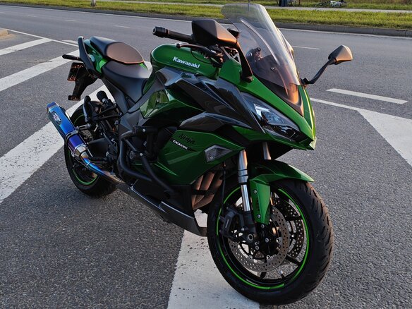 2020 Kawasaki Ninja 1000 SX, зелёный, 1200000 рублей - вид 1