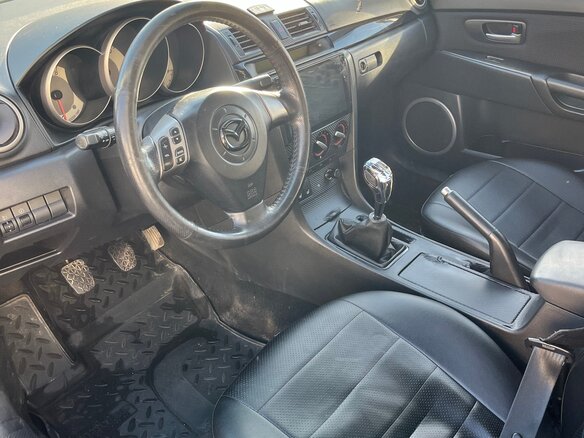2007 Mazda 3 I (BK) Рестайлинг, серый, 655000 рублей - вид 4