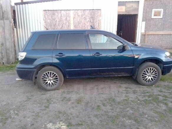 2004 Mitsubishi Outlander I, синий, 515000 рублей - вид 2