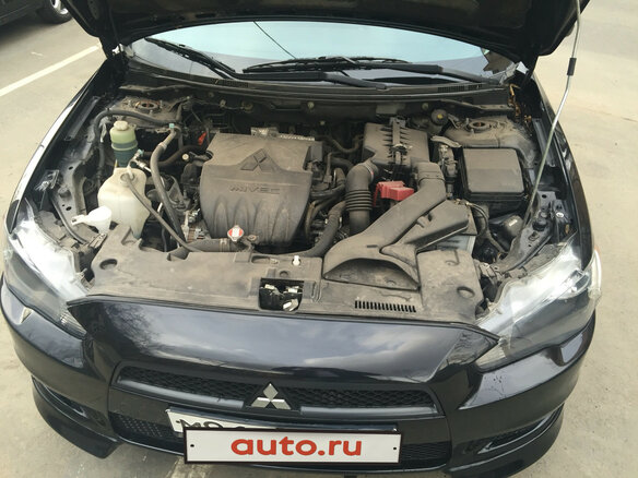 2012 Mitsubishi Lancer X Рестайлинг, чёрный - вид 5