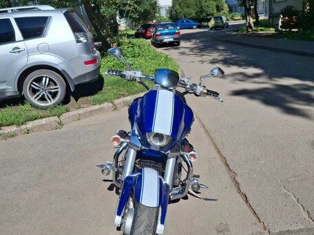 2007 Suzuki Boulevard M109R, синий, 1050000 рублей, вид 2