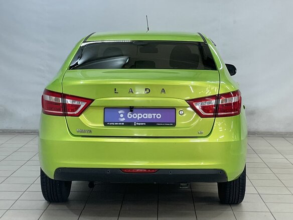 2017 Lada (ВАЗ) Vesta I, зелёный - вид 6