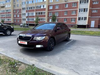 2012 Skoda Superb II, пурпурный, 800000 рублей, вид 1